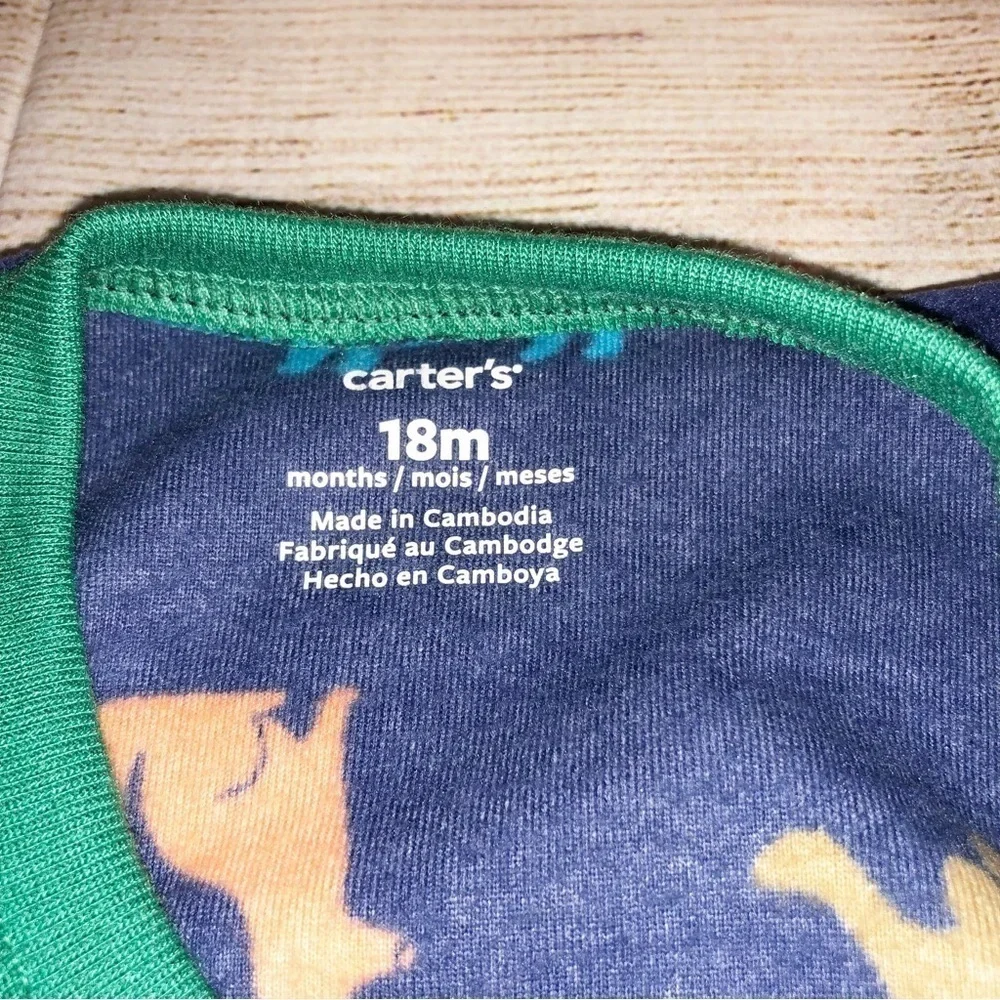 Carter’s Footed Fleece Pajamas Size 18 Months
